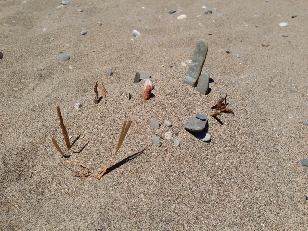 Beach graveyard