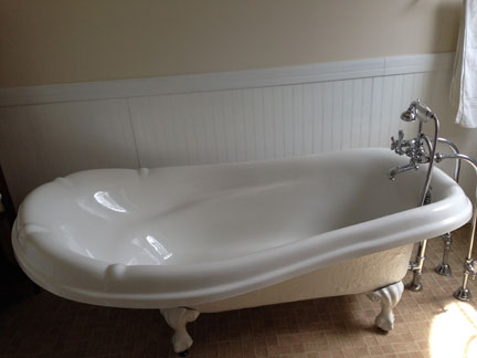 I went on a retreat, and this was my bath. Really there's nothing else to say, so OI should probably stop here.
